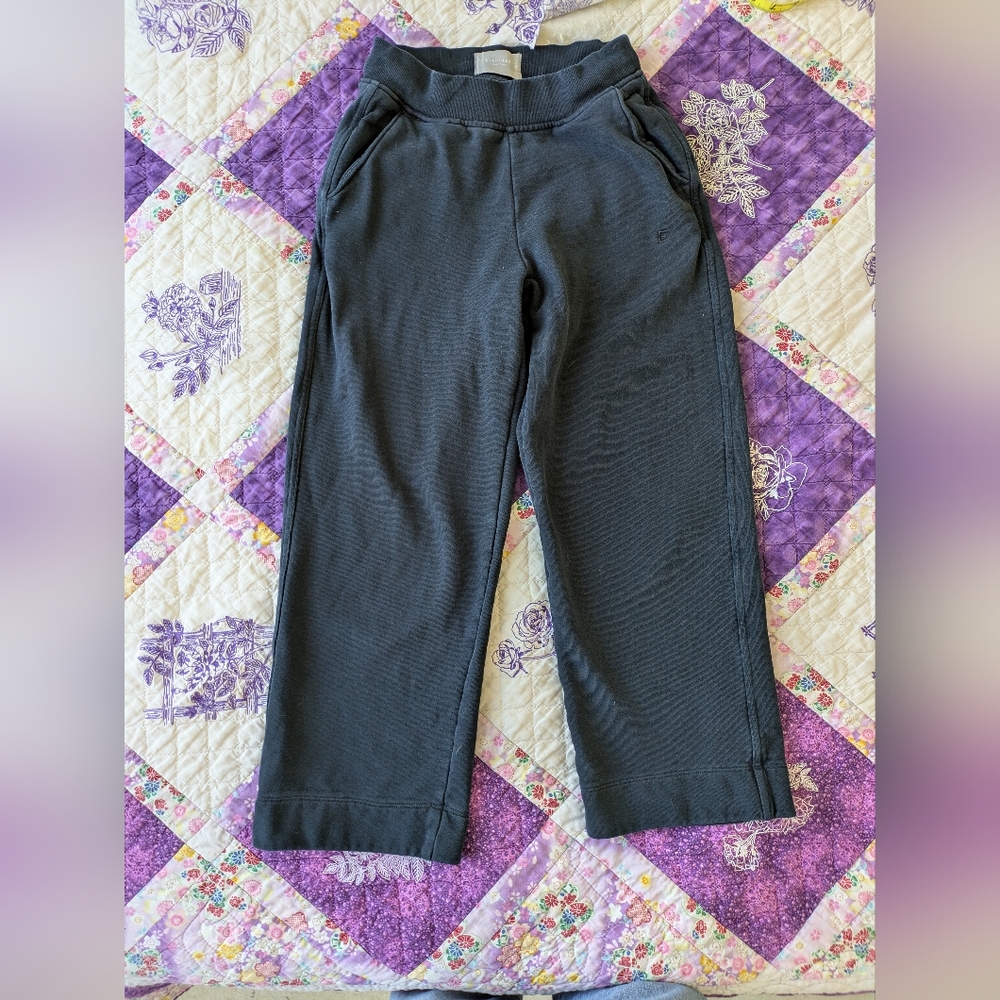 everlane wide leg sweat pants xs